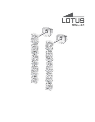 LOTUS SILVER EARRINGS
